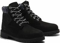 Schn&uuml;rboots TIMBERLAND "6 In Premium WP Boot", Kinder, Gr. 36, schwarz, Leder,