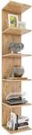 Wandregal VCM "Holz Wandregal H&auml;ngeregal Regal Deko Board Lazas", braun (honig,