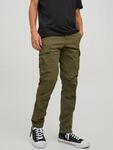 Cargohose JACK & JONES "STACE TUCKER", Herren, Gr. 34, L&auml;nge 30, gr&uuml;n (olive