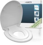WC-Sitz SCH&Uuml;TTE "FAMILY WHITE", wei&szlig;, B:371cm H:4,2cm L:451cm, Duroplast,