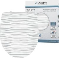 WC-Sitz SCH&Uuml;TTE "White Wave", wei&szlig;, B:374cm L:450cm, Duroplast, WC-Sitze, WC-Sitz,