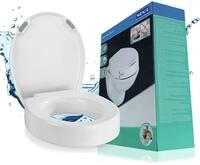 WC-Sitz WENKO "Secura", wei&szlig;, B:3.737cm H:10cm L:4.443,5cm, Duroplast, Kunststoff,