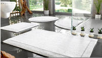 Badematte OTTO HOME "Kapra, Badvorleger, Badezimmer Teppich" Gr. 9, wei&szlig;, H:14mm,