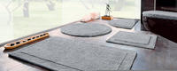 Badematte OTTO HOME "Kapra, Badvorleger, Badezimmer Teppich" Gr. 8, silber