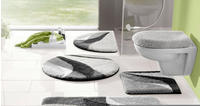 Badematte OTTO HOME "Magnus, Badvorleger, Badezimmer Teppich" Gr. 8, grau, H:20mm,
