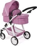 Kombi-Puppenwagen CHIC2000 "Nele", rosa (jeans pink), Puppenwagen, KinderB:71cm