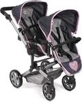 Puppen-Zwillingsbuggy CHIC2000 "Linus Duo", blau (melange grau, navy),...