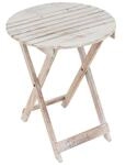 Gartentisch VCM "Klapptisch Gartentisch Beistelltisch klappbar Holz", braun (natur),