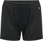 Trainingsshorts HUMMEL "HMLCORE XK POLY SHORTS WOMAN", Damen, Gr. L, N-Gr, schwarz,