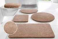 Badematte OTTO HOME "Merida, Badvorleger, Badezimmer Teppich" Gr. 1, beige, H:32mm,