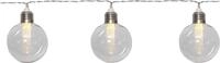 LED-Lichterkette "Chania", transparent, Dioden 8 Stk. Flammen 8 Stk., Gesamtl&auml;nge