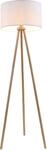 BRILONER LEUCHTEN Stehlampe "1379016 Floor", wei&szlig;, Leuchten, Holz Stativ,