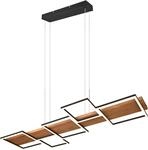 TRIO LEUCHTEN LED Pendelleuchte "Harper", schwarz (schwarz matt), 1, H: 150cm, 1