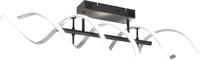 TRIO LEUCHTEN LED Deckenleuchte "Sequence", grau (aluminiumfarben), 1, H: 20,5cm, 1