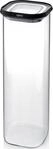 Vorratsdose GEFU "PANTRY", schwarz (schwarz, transparent), B:11cm H:32,5cm L:11cm,