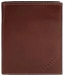 Geldb&ouml;rse BUGATTI "NOBILE", Herren, braun (cognac), Leder, leicht gl&auml;nzend,