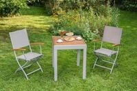 Balkonset MERXX "Naxos", beige (natur), Obermaterial: 100% Polyester,