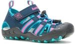 Outdoorsandale KAMIK "CRAB", Jungen, Gr. 28, bunt (petrol, rosa), Synthetik,...