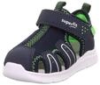 Sandale SUPERFIT "WAVE WMS: mittel", Kinder, Gr. 27, blau (dunkelblau,...