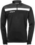 Trainingspullover UHLSPORT "1/4 ZIP TOP OFFENSE 23 Kids", Kinder, Gr. 116, schwarz