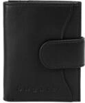 Brieftasche BUGATTI "SMART DELUXE", Damen, schwarz, Leder, leicht gl&auml;nzend,