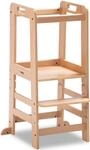 Stehhilfe HAUCK "Lernturm Learn N Explore, Natural", Kinder, Gr. B/H/T: 54cm x 91cm x
