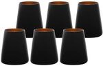 Glas ST&Ouml;LZLE "Becher Power 380 ml 6er Set", bunt (schwarz, bronze), Glas,