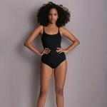 Badeanzug ROSA FAIA "Perfect Suit", Damen, Gr. 38, Cup D, schwarz, LYCRA, Polyamid,