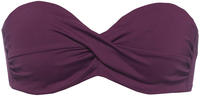 B&uuml;gel-Bandeau-Bikini-Top LASCANA "Italy", Damen, Gr. 40, Cup B, rot (bordeaux),