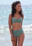B&uuml;gel-Bandeau-Bikini-Top SUNSEEKER "Loretta", Damen, Gr. 36, Cup B, gr&uuml;n (oliv),