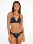 Triangel-Bikini-Top "TH TRIANGLE FIXED FOAM", Damen, Gr. XL (42/44), N-Gr, blau