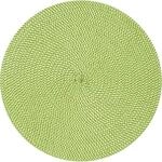 Platzset STUCO "Basket", gr&uuml;n (hellgr&uuml;n), &Oslash;:38cm, Obermaterial: 100% Polypropylen,