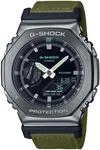 Chronograph CASIO G-SHOCK, gr&uuml;n (khaki, silberfarben), Armbanduhren, Herren,