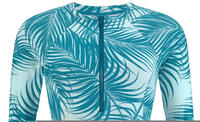 Badeanzug LASCANA ACTIVE "Coal", Damen, Gr. 42, N-Gr, blau (petrol, bedruckt),