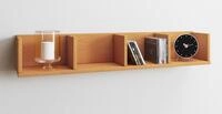 Wandregal VCM "Holz Wandregal H&auml;ngeregal Wandboard Regal Honsa", braun (buche),