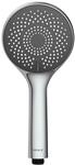 Handbrause WENKO "Watersaving", silber (silber anthrazit), B:11cm T:11cm,