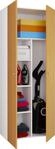 Mehrzweckschrank VCM "Holz Besenschrank Staubsauger Putzschrank Vandol K", braun