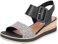 Sandalette REMONTE "ELLE-Collection", Damen, Gr. 37, beige (schwarz, creme),...