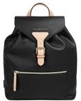 Cityrucksack BUGATTI "ELLA", Damen, Gr. B/H/T: 30cm x 30cm x 10cm, onesize, schwarz,