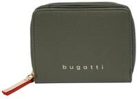 Geldb&ouml;rse BUGATTI "ELLA", Damen, gr&uuml;n, Kunstfaser, leicht gl&auml;nzend, unifarben,