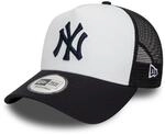 Baseball Cap NEW ERA, Damen, blau (navy), Web, Microfaser, unifarben mit Farbeinsatz,