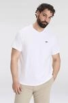 T-Shirt LEVI'S PLUS "LE BIG ORIGINAL HM TEE", Herren, Gr. XXL (64/66), wei&szlig;, Jersey,