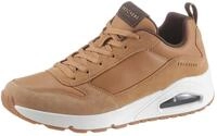 Sneaker SKECHERS "Uno Stacre", Herren, Gr. 47,5, braun (hellbraun), Leder,