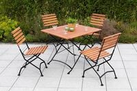 Garten-Essgruppe MERXX "Schlo&szlig;garten", braun, B:47cm H:86cm T:59cm,