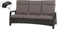 Gartenlounge-Set SIENA GARDEN "Corido", grau (charcoal grau, matt anthrazit),...