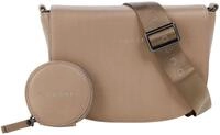 Umh&auml;ngetasche BUGATTI "ALMATA", Damen, Gr. B/H/T: 22cm x 16cm x 6cm onesize, beige