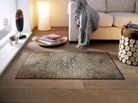 Teppich "Madhana", bunt, B:75cm H:7mm L:120cm, Polyamid, WASH+DRY BY KLEEN-TEX,