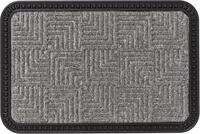 Fu&szlig;matte ASTRA "Border Star 2", silber, B:40cm H:8mm L:60cm, Gummi, Kunstfaser,