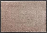 Fu&szlig;matte "Miami Uni" Gr. 15, grau (taupe), B:50cm H:7mm L:70cm, Kunstfaser,...