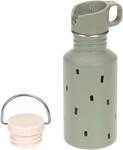 Trinkflasche L&Auml;SSIG "Happy Prints, Light Olive", Kinder, Gr. 500ml, gr&uuml;n (olive),